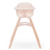 Retails for $225! Lalo The Chair Convertible 3-in-1 High Chair for Babies & Toddlers, Dishwasher Safe Tray, Adjustable Footrest, Grapefruit