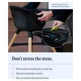 Retails for $225! Lalo The Chair Convertible 3-in-1 High Chair for Babies & Toddlers, Dishwasher Safe Tray, Adjustable Footrest, Grapefruit