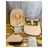 Retails for $225! Lalo The Chair Convertible 3-in-1 High Chair for Babies & Toddlers, Dishwasher Safe Tray, Adjustable Footrest, Grapefruit