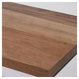 Retails for $150! HSH Minimalist PC Desk, Industrial Home Office Desk, Sturdy Wood and Metal Desk, Rustic Vintage Oak 55 Inch Work Study Writing Desks Computer Table for Living Room Bedroom