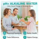 Retails for $240! SimPure Alkaline UV Reverse Osmosis System T1-400ALK, NSF/ANSI 58 Certified, Tankless RO Water Filter System 400 GPD, pH+ Remineralization Water Filtration Under Sink, BPA Free, Buil