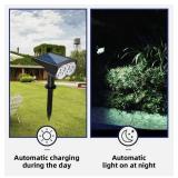NEW 4 PACK Solar Spotlights Outdoor Waterproof RGB  7LED