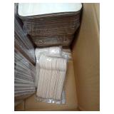 TIME TO GO ECO 100% Compostable Palm Leaf Dinnerware Set For 75 Guests - Retail: $80