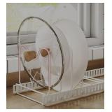 Adjustable Metal Dish Pan Rack Lid Holder Pot Lid Rack Dish Rack for Kitchen
