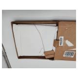 Solino Home White Cotton Linen Curtain Panel - Retail: $45