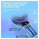 USB Rechargeable Small Pocket Handheld Long Lasting Desk Fan and phone charger