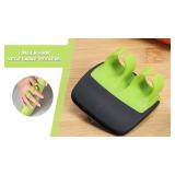 Finger Peeler for Potatoes Carrots Finger Grip Palm Double-Sided Blade