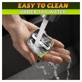 Finger Peeler for Potatoes Carrots Finger Grip Palm Double-Sided Blade