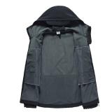 Medium Python Black Womens Outdoor Tactical Jacket  Waterproof Fleece Jacket Hoody Softshell - Retail: $80