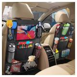 NEW 2 Pack Functional Car Seat Organizer Storage Bags With Touch Screen