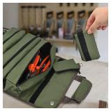 Hardware Tool Roll Bag Electrician Car Hanging Storage Tool Box Bag - BLACK