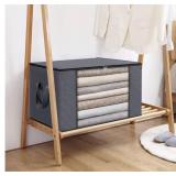 NEW 3 PACK Double Zippered Large Storage Bags for Bedding, Clothes, Clear Window & Handles