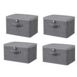Bed Sheet and blanket storage containers 4 Pack