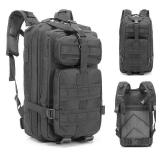 NEW Tactical Backpack 3 Day Assault Pack Molle Bag Rucksack 30L Thick Material BLACK