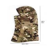 Balaclava Tactical Hunting Mask Hood Warm Fleece Lined Waterproof Ski Mask PYTHON CAMO BLACK