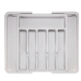 NEW Silverware Drawer Organizer, Expandable Utensil Tray BPA Free WHITE