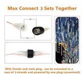 NEW Meteor Shower Led Lights 8 Tubes Waterproof. Total 10 ft BRIGHT WHITE