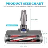 2745-Dyson 112232-12 Red/Purple Soft Roller Replacement Vacuum Cleaner Head Only