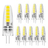 2-167731-DiCUNO G4 LED Bulb Dimmable, 12V, JC Bi-Pin Base Light Bulbs 2W, Daylight White