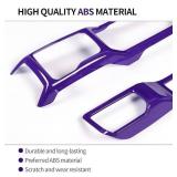 240327-RT-TCZ for Jeep JL Gear Shift Cover Purple, 4WD Shift Knob Trim Panel