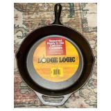 Brand new Lodge Logic 12-inch Cast Iron Skillet