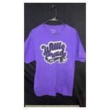 Willie Proud Fan Champion T-Shirt Purple Kansas State Size Large