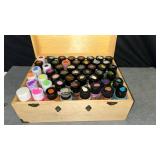 Acrylic Paint Collection in Wooden Box
