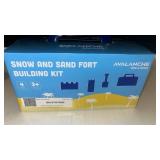 New in box, Avalanche Brands Snow and Sand Fort Building Kit