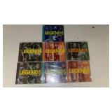 Legends Music CD Collection Set all but two are factory sealed. See images for songs list