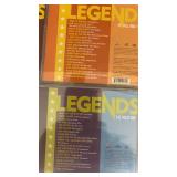 Legends Music CD Collection Set all but two are factory sealed. See images for songs list
