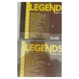 Legends Music CD Collection Set all but two are factory sealed. See images for songs list