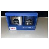 Best Papa Ever Glass and Flask Gift Set