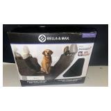 Bella & Max Pet Car Back Seat Cover with Microban