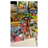 VeggieTales DVD Collection - 20+ Movies 12 are New and sealed
