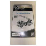 New 3D Metal Model Fire Engine with Ladder Kit