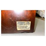 Made by Set Thomas!! Made in USA, 1980s Cheyenne Mantel Clock from Haberman