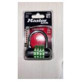 New, Master Lock 1523D Combination Padlock