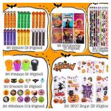 168 PCS Halloween Party Favors for Kids 24 Pack Halloween Stationery Set for Boys Girls Party Supplies School Classroom Prizes, Bluk Halloween Toys for Trick or Treat Gifts Goodie Bag Fillers