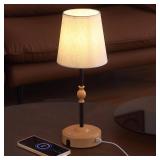 Cordless Rechargeable Table Lamp with Dimmer,Portables Battery Operated Table Lamp,Touch Dimmable Desk Lamp with USB Port,Bedside Night Lamp for Patio Camping Restaurant Home