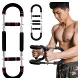 Chest Workout Equipment, Twister arm Trainer, Adjustable 5 Resistance Levels Ergonomic Home Gym Equipment, Chest Workout Equipment for Daily Fitness and Muscle Building Training