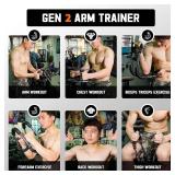 Chest Workout Equipment, Twister arm Trainer, Adjustable 5 Resistance Levels Ergonomic Home Gym Equipment, Chest Workout Equipment for Daily Fitness and Muscle Building Training