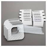 Invisible Bed Sheet Fasteners for Corners, Removable Mattress Clips and Sheet Holders to Keep Sheets in Place, White ABS Material