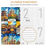 ALL4JIG Building Fun Jigsaw Puzzles for Adults and Kids, 1000 Pieces, 27.6" x 19.7", Christmas Secret Santa Gift, White Elephant Gifts, Number Partitioned for Easy Solving