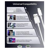 Car Carplay for iPhone 17 16 15 Charger Cord, 2 Pack 3FT USB A to USB C for iPhone 17/17 Pro Max/Air/16/15/Pro Max/Plus USBC Cable, iPad Pro 13/12.9/11, iPad 10th/Mini, Air 5/4th Gen Car Charger Cable