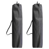 2 Pack Large Outdoor Camping Chair Bag Compatible with Coleman, Large Folding Chair Carrying Bag Oxford Storage Tent Bag with Handle Strap for Travel Yoga Outdoor Camping Sports, 39.37 Inch, Black