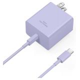 45W USB C Super Fast Charger, Type C Charger Fast Charging Block, Android Phone Charger with 6Ft Type C to C Cable for Galaxy S25 Ultra/S25/S24/S23/S22/S21/S20/Note 20/Note 10 Purple