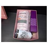 MACEVIA Pink Wife Gifts Set with Blanket from Husband, Anniversary Wedding Gift Birthday Self Care Spa Romantic Gift Set for Your Love(Wife)