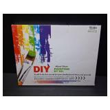 Craft Time Moon Paint by Numbers Kit for Adults Beginner with Wooden Frame Easy Acrylic on Canvas 12x16 inch with Paints and Brushes, Paint by Numbers Mountain Scenery for Gift Home Wall Decor