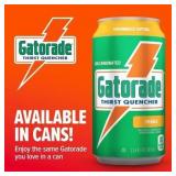 Gatorade Thirst Quencher Sports Drink Cans, Orange, Electrolytes, 11.6 fl oz Cans (18 Pack) - BB 8/3/2026