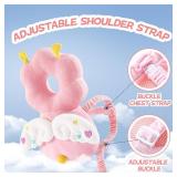 Baby Head Protector Backpack: Alarm Function, Adjustable and Ultra-Light(Angel)
